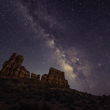 Milky Way over Arches 05