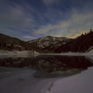 Tibble Fork Reservoir at night 01