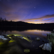 4 - Crystal Lake and Sunset - Full Spectrum Astro-Modified Canon EOS 6D