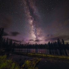 Butterfly Lake and Milky Way - Full Spectrum Canon EOS 5DS