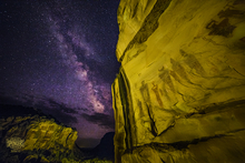 09 - Southern Utah Pictographs & Milky Way (Print) 01
