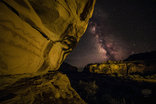 11 - Southern Utah Pictographs & Milky Way (Print) 03