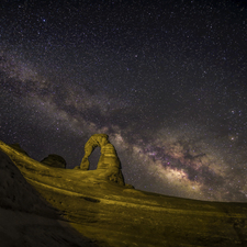Delicate Arch and Milky Way 01 - Full Spectrum