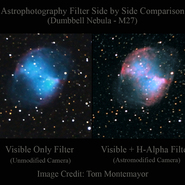 Astrophotography Filter Comparison