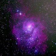 Lagoon Nebula - Full Spectrum Canon T3i