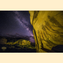 10 - Southern Utah Pictographs & Milky Way (Print) 02