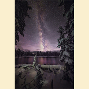 04- Snowy Crystal Lake & Milky Way (Print) 01