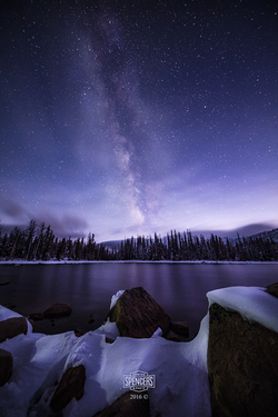 05 - Snowy Crystal Lake & Milky Way (Print) 02