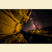 08 - Southern Utah Pictographs & Milky Way (Print) 01